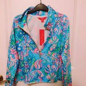 Lilly Pulitzer UPF 50+ Ronan Popover NWT